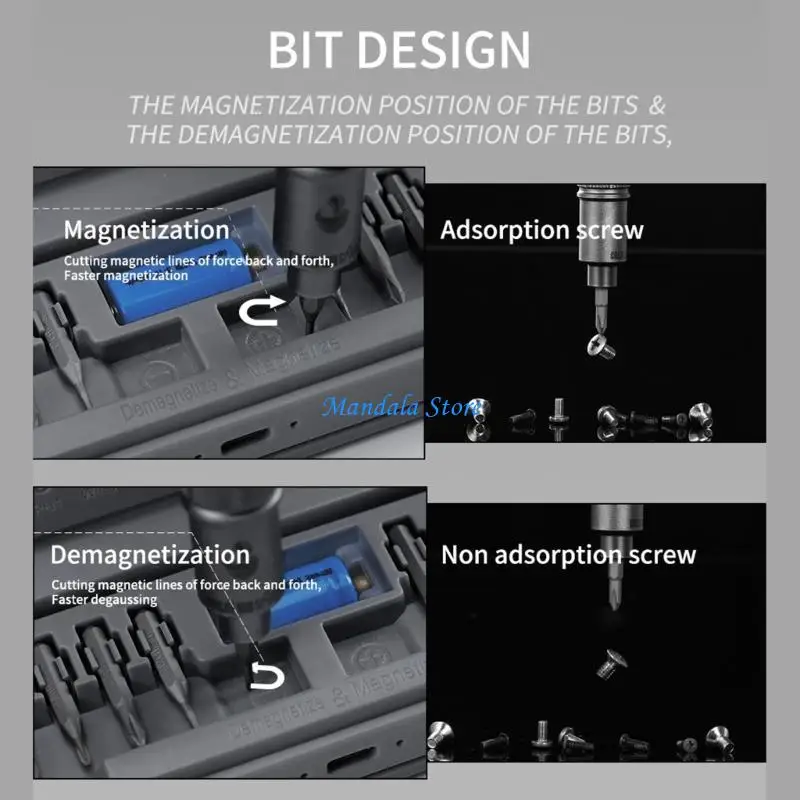 

U2JC Cordless Electric Screwdriver Professional Battery Screwdriver Large Capacity
