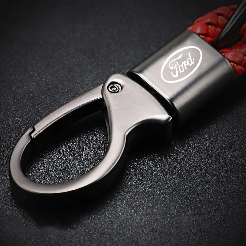 سيارة المفاتيح المعادن الجلود مفتاح سلسلة سيارة الديكور الداخلي لفورد فييستا EcoSport مرافقة التركيز 1 التركيز 3 التركيز 2 اكسسوارات #4
