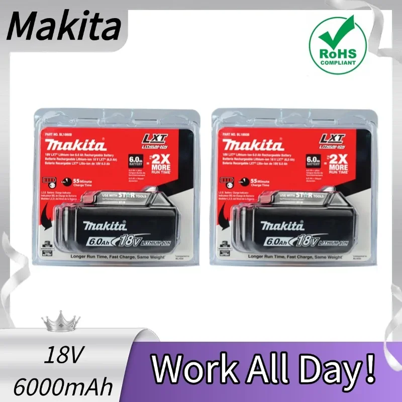 

Batterie Makita 18V Reliable, Makita 18V Battery 6Ah Replacement, Compatible with Saws, Long Life, Essential for Contractors.