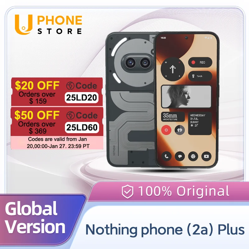 Global Version Nothing Phone 2a Plus MediaTek Dimensity 7350 Pro 5G 6.7