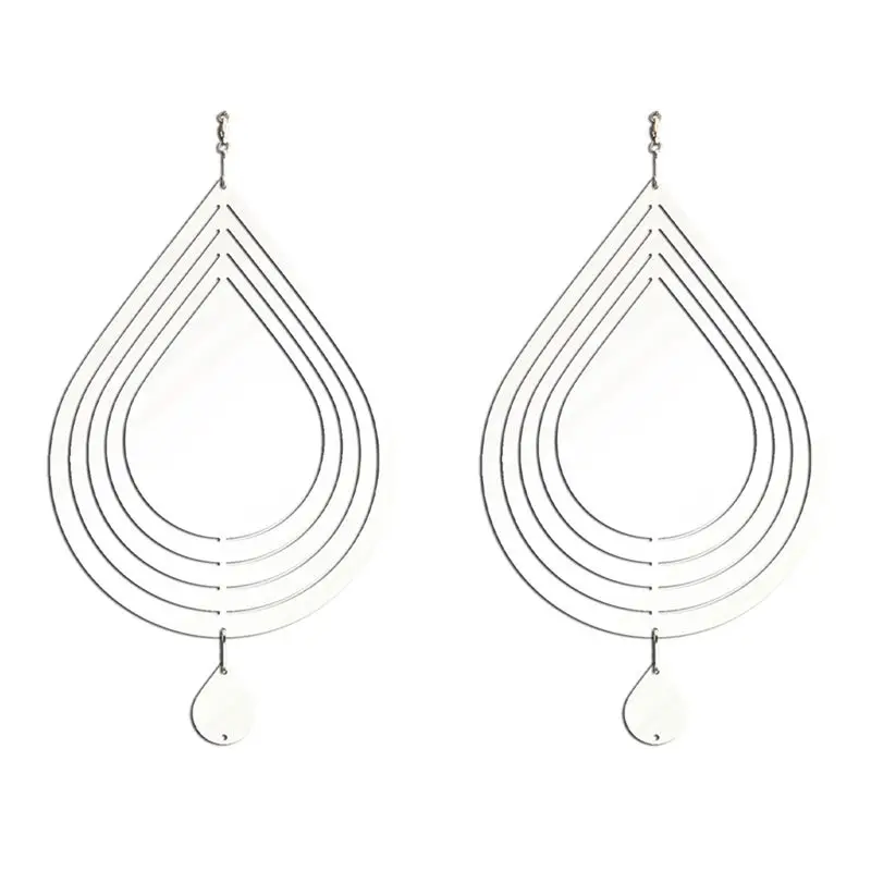 【POPULAR PICK】2Pack 10 Inch Sublimation Wind Spinner Blanks 3D Wind Spinners Hanging Wind Spinner for Indoor Outdoor Garden Deco