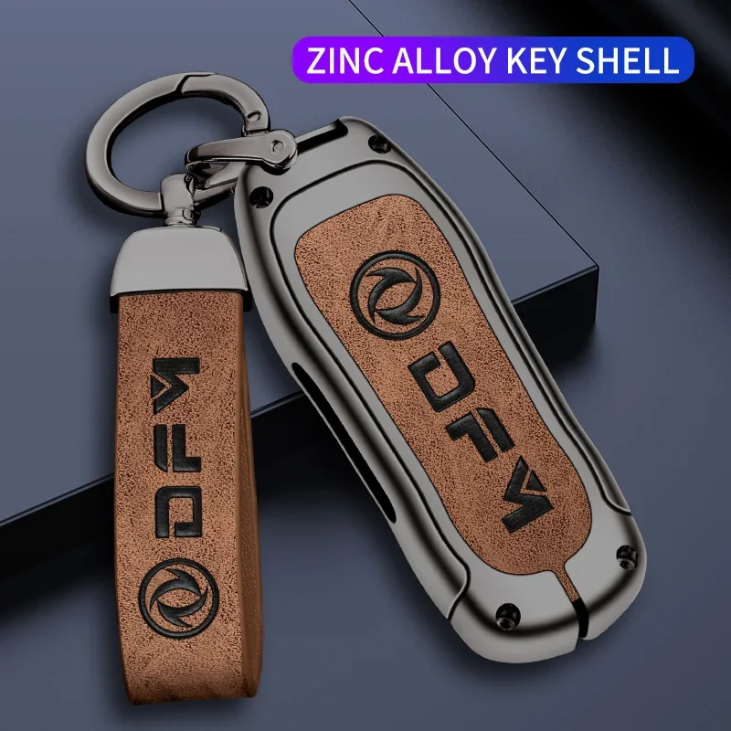 Zinc alloy car key cover case key bag shell for Dongfeng Fengguang DFSK glory 580 fengon ix5 ix7 Seres SF5 2021 2022 accessories