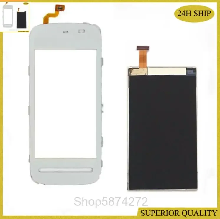 LCD with Touchscreen for Nokia 5228, 5230, 5233, 5235 LCD Display screen Digitizer Glass Panel Front Glass Lens Sensor