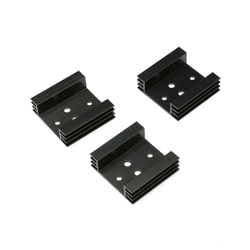 1 Pc/5 Pcs To-3 Heatsink Cooling Radiator Cooler Aluminium Koellichaam Voor Transistor TO3 Te 3 45X45X14mm 45*45*14 Mm