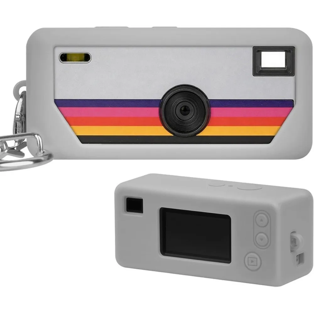 Portable Silicone Case for Kodak Camera Drop-proof Camera Accessory Camera Keychain Storage Box Wear-resistant Protective Case