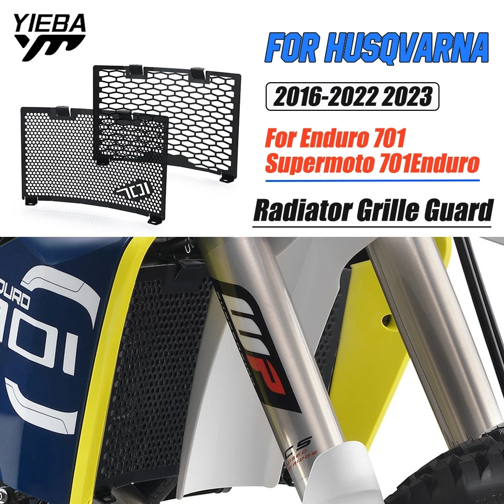 

For Husqvarna Enduro 701 Supermoto 701Enduro 2016-2023 Radiator Grille Guard Cover Motorcycle Accessories Water Tank Protector