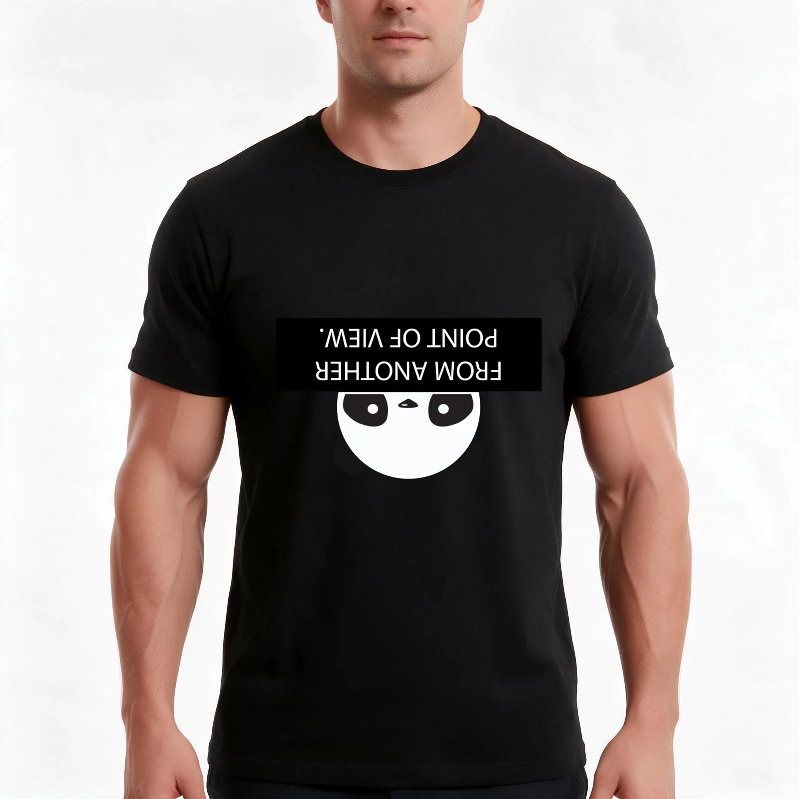 From another point of view. T-Shirt Summer Casual Cotton Tee, Unisex Men Women