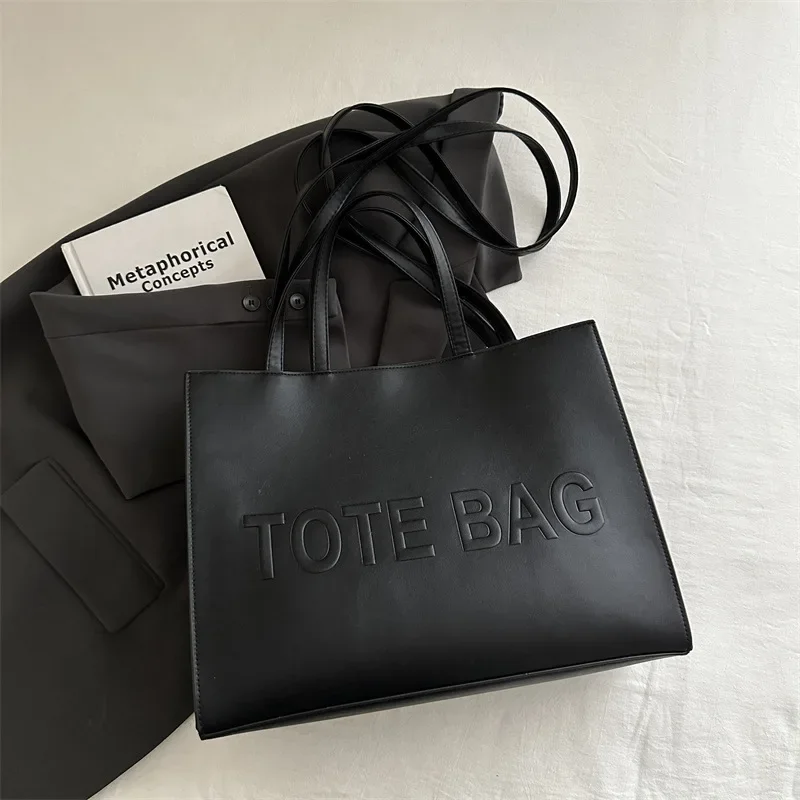 Simple Vintage Pu Leather Tote Bags for Women, Casual Fashion Single Shoulder Cross Body Bags, Handbag Women for Work Shopping