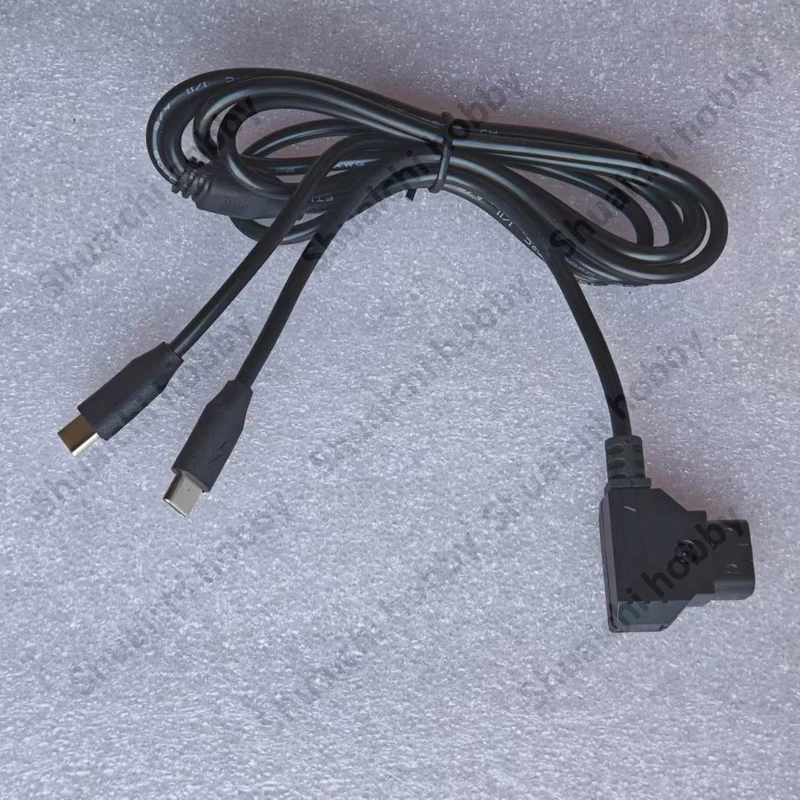 1 Uds d-tap a tipo C 1 a 2 Cable de alimentación del Motor de enfoque Cable conector de suministro piezas de repuesto para transmisión de vídeo DJI SDR