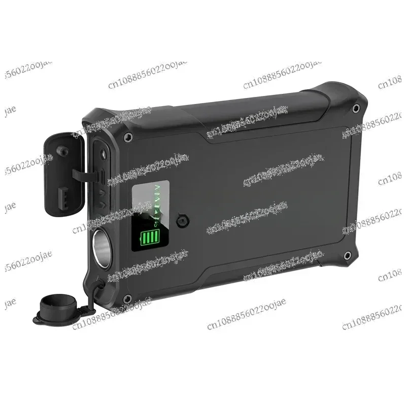 

Portable 40000mAh portable power bank with digital LCD display and emergency LED light pump compressor for charging