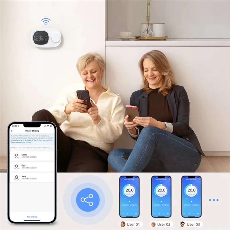 Tuya Wifi غلاية غاز ترموستات التدفئة/تبريد المياه الغاز المرجل متحكم في درجة الحرارة منخفضة الطاقة ل Alexa Google Home