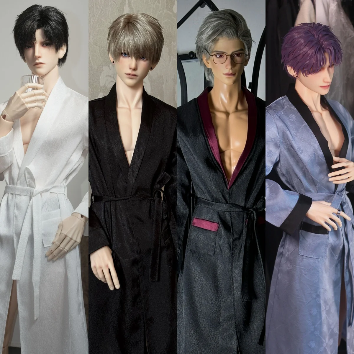 

Халат «Любовь и глубокий космический» для куклы BJD ID75 Дядя B408