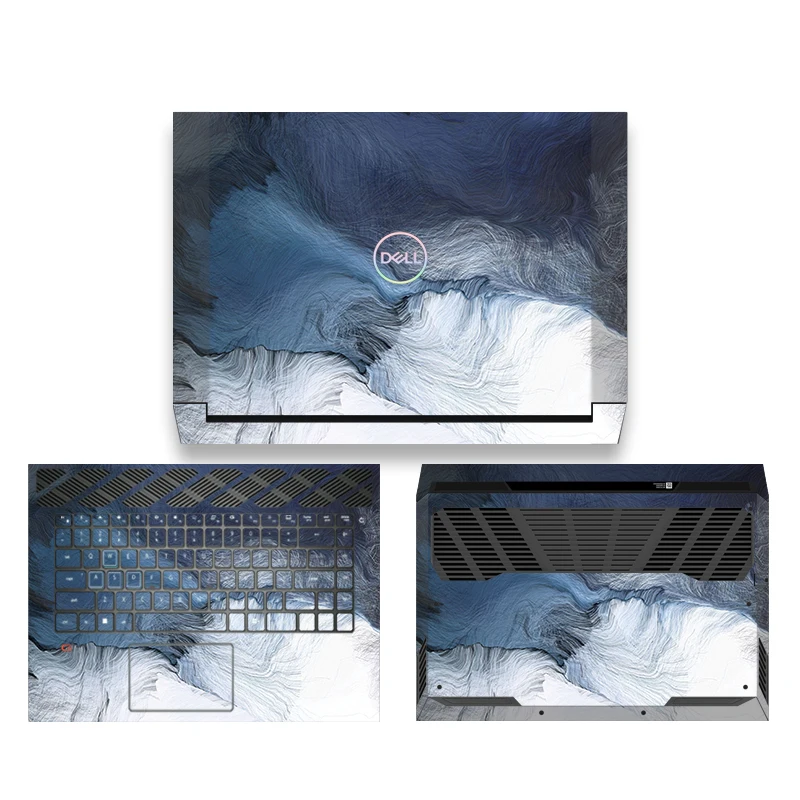 Imagem -05 - Capa Personalizada para Laptop para Dell G167620 7630 Decalque de Vinil para Dell G155510 5511 5515 5520 Protetor Antiarranhões sem Resíduos