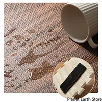 4/8/16/20Pcs Wood Grain Puzzle Mat 30x30x1CM Foam Play Mat Rug Floor Mat Carpet Play Mat Bedroom Decorative Interlocking Pad Mat 3