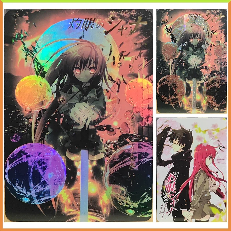 

Anime Goddess Story DIY ACG Shana Laser Refraction Tabletop Game Cards Toys for boys Collectible Card Christmas Birthday Present