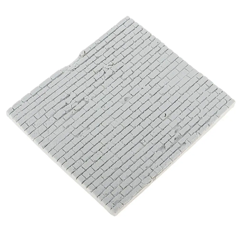 

1/35 Resin Garage Kit Brick Wall for WWII War Game Scenery Layout Accessory Unpainted