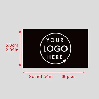 總共有 60 張帶有客製化徽標的高級黑卡,包括禮品卡和客製化個人名片。 10 最佳銷售 客製化卡片 - №9