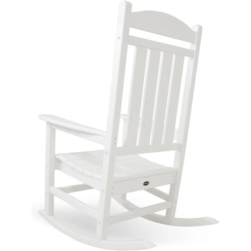 Polywood R100wh Presidentiële Schommelstoel, Wit