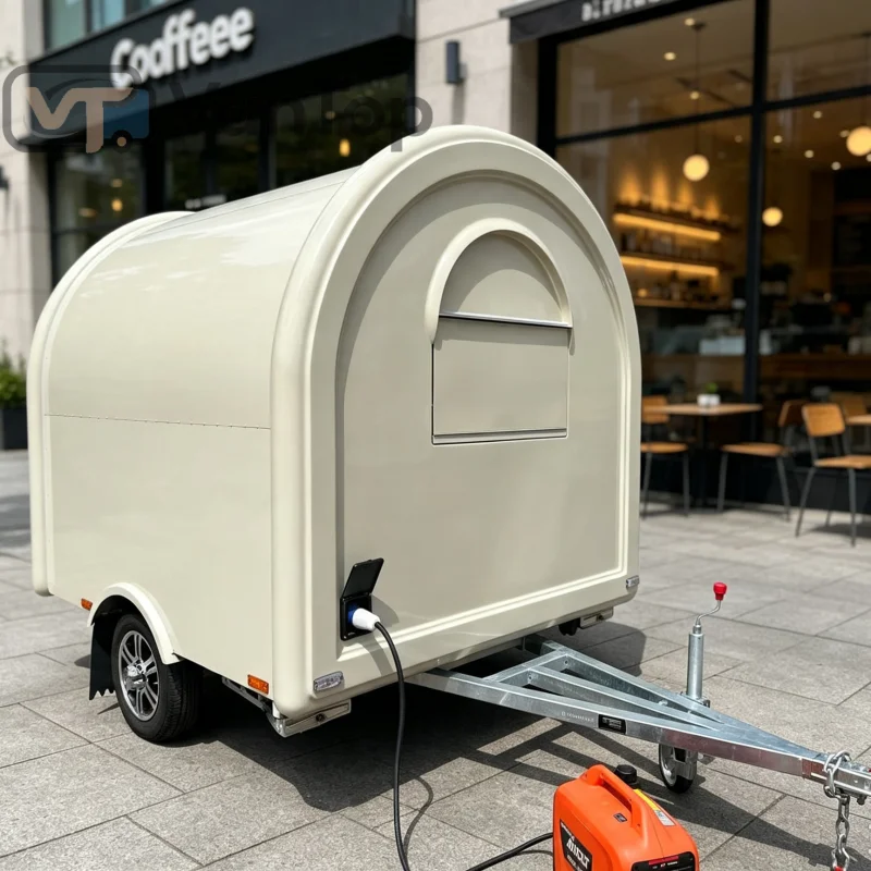 Vantop Mini Round Food Trailer - огляд і ціна Quality Food Snacks
