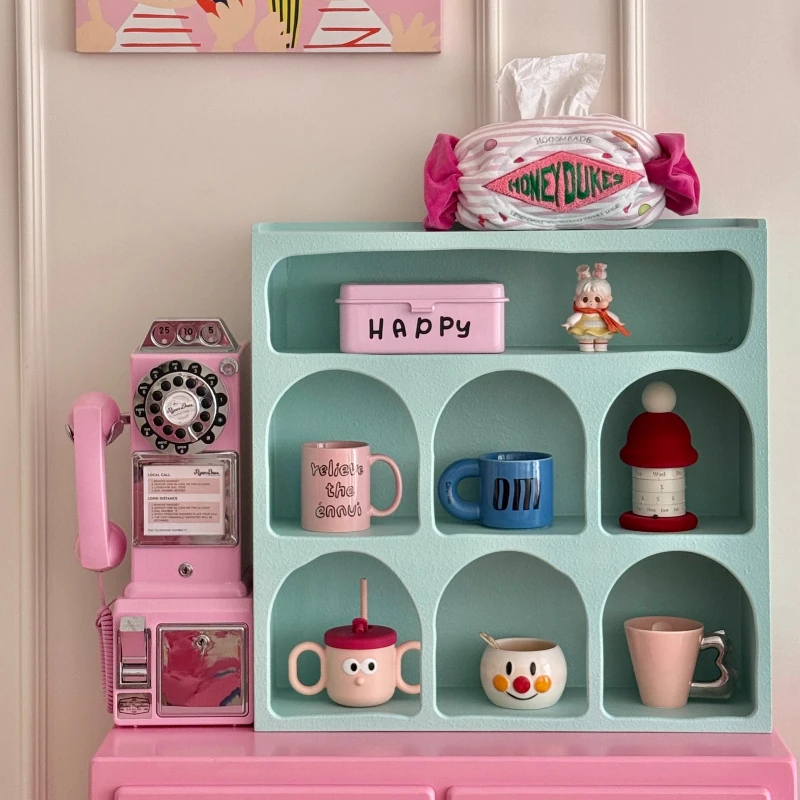 

Desktop Duobao storage rack Grid rack