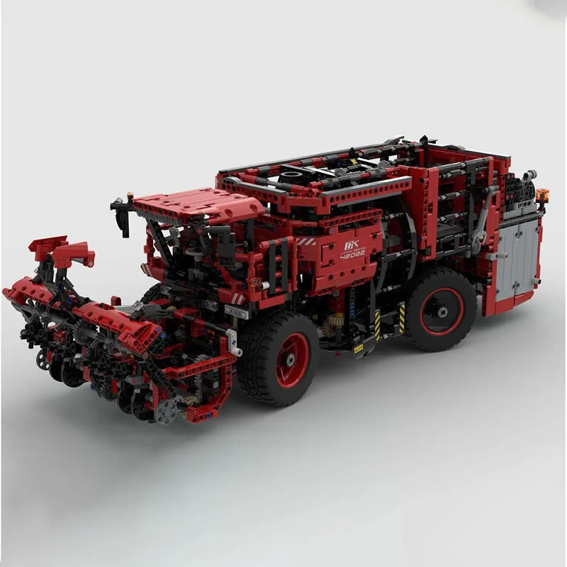 Modulaire stadsgebouw Moc-bouwstenen Suikerbiet-oogstmachine Modeltechnologie Modulaire blokken Geschenken Kerstspeelgoedsets Montage