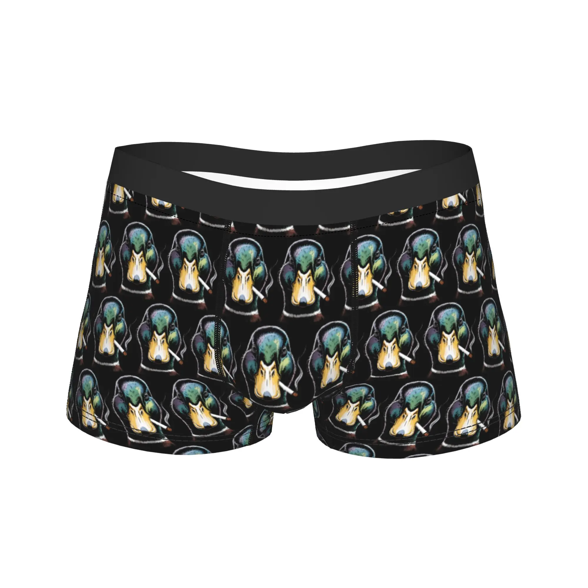 

Mallard Smoking Cigarette Meme Funny Mallard Duck Hunting Shorts Briefs Underwear Trenky Male Classic Boxershorts Underpants