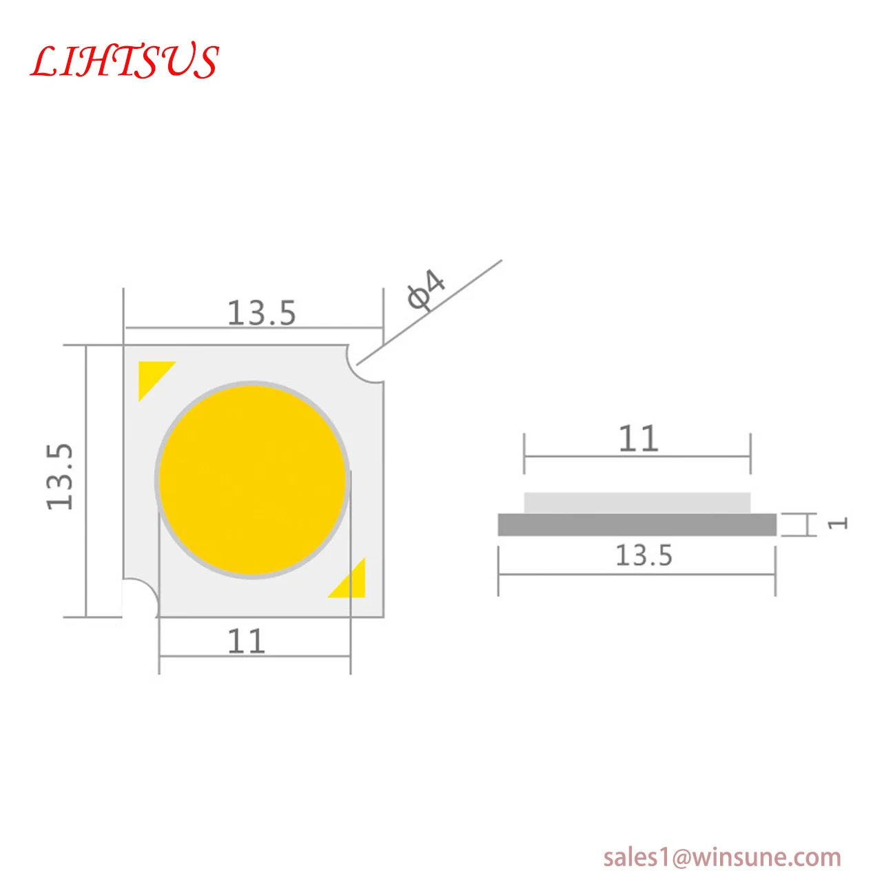 Imagem -05 - Led Cob Chip Lâmpada Spotlight 300750ma Lâmpada Quadrada para Gu10 18 Peças 13x13 mm 15w 18w 30w