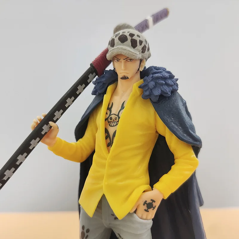 Patung Anime Jepang 20cm satu bagian DXF Wano Country Trafalgar Law PVC koleksi Model hadiah mainan