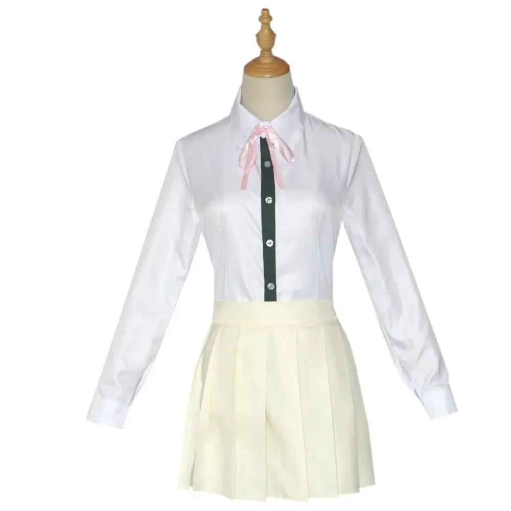 Costumes de cosplay Chiaki Nanami pour femmes et filles, super recruté, anRonpa 2, uniforme, veste, chemise, jupe, sur mesure