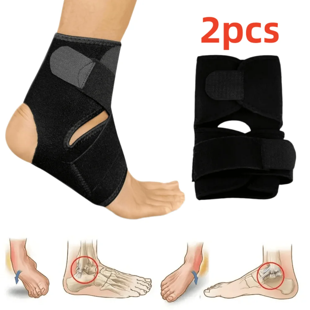 

Unisex Ultra-Breathable Ankle Support - Comfortable Compression Strap for Achilles Tendon Protection & Instant Pain Relief - Adj