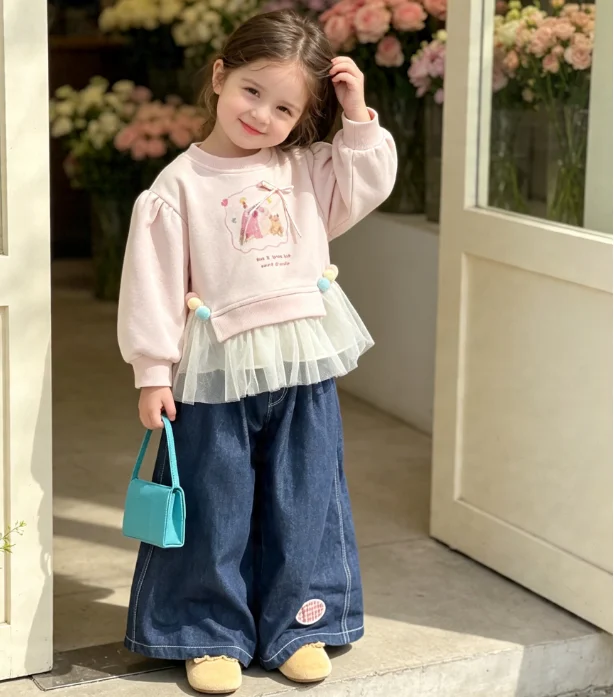 Baby Clothing Yarn - Girls Hoodie 2026 Spring and Autumn