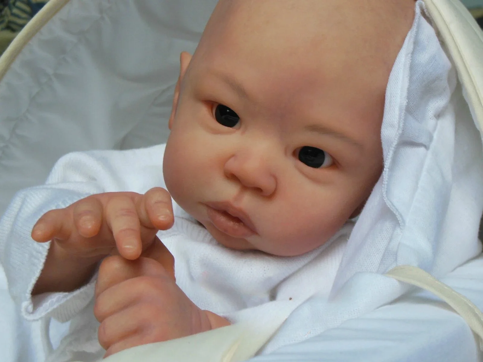 20inch Reborn Doll Kit Eleanor Anne Unfinished Unpainted DIY Blank Doll Parts with Body and Eyes muñeca kit reborn Drop Shopping