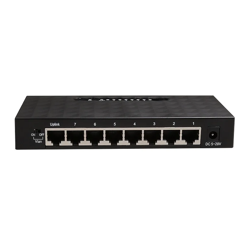 Chipset RTL8370N dan Gigabit 8 Port Gigabit Ethernet Switch Ethernet Switch 8 Port Harga Terendah