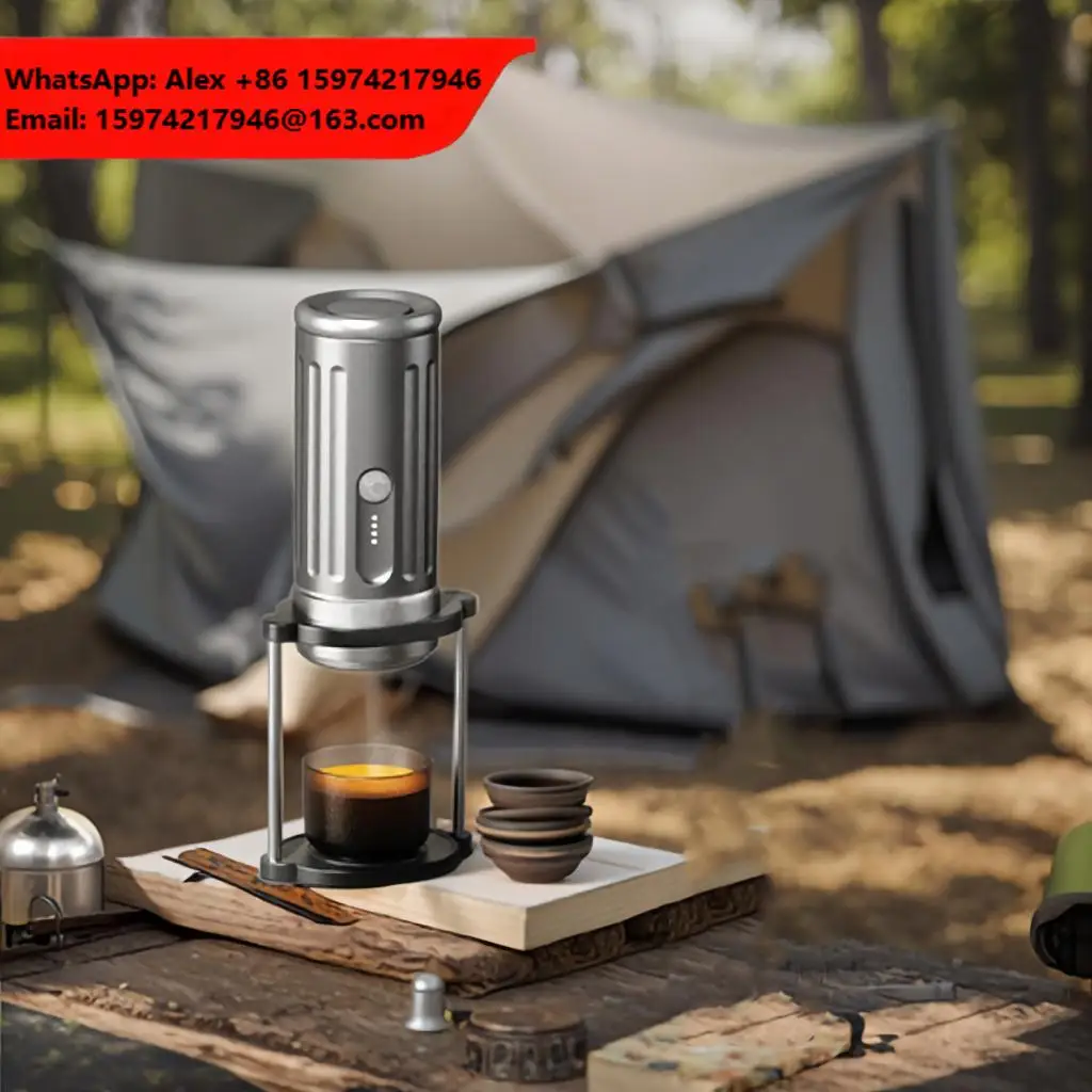 Espresso Machine PCM03S-PRO Model Commercial Automatic Coffee Maker Usb Aluminum New Design Portable Travel Business OEM 90 5v