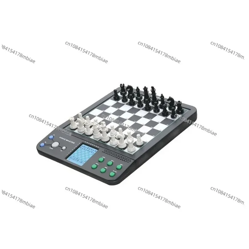 Beginners Chess Computer Electronic Board with Talking English Magnetic Chess Pieces Self Teaching Program