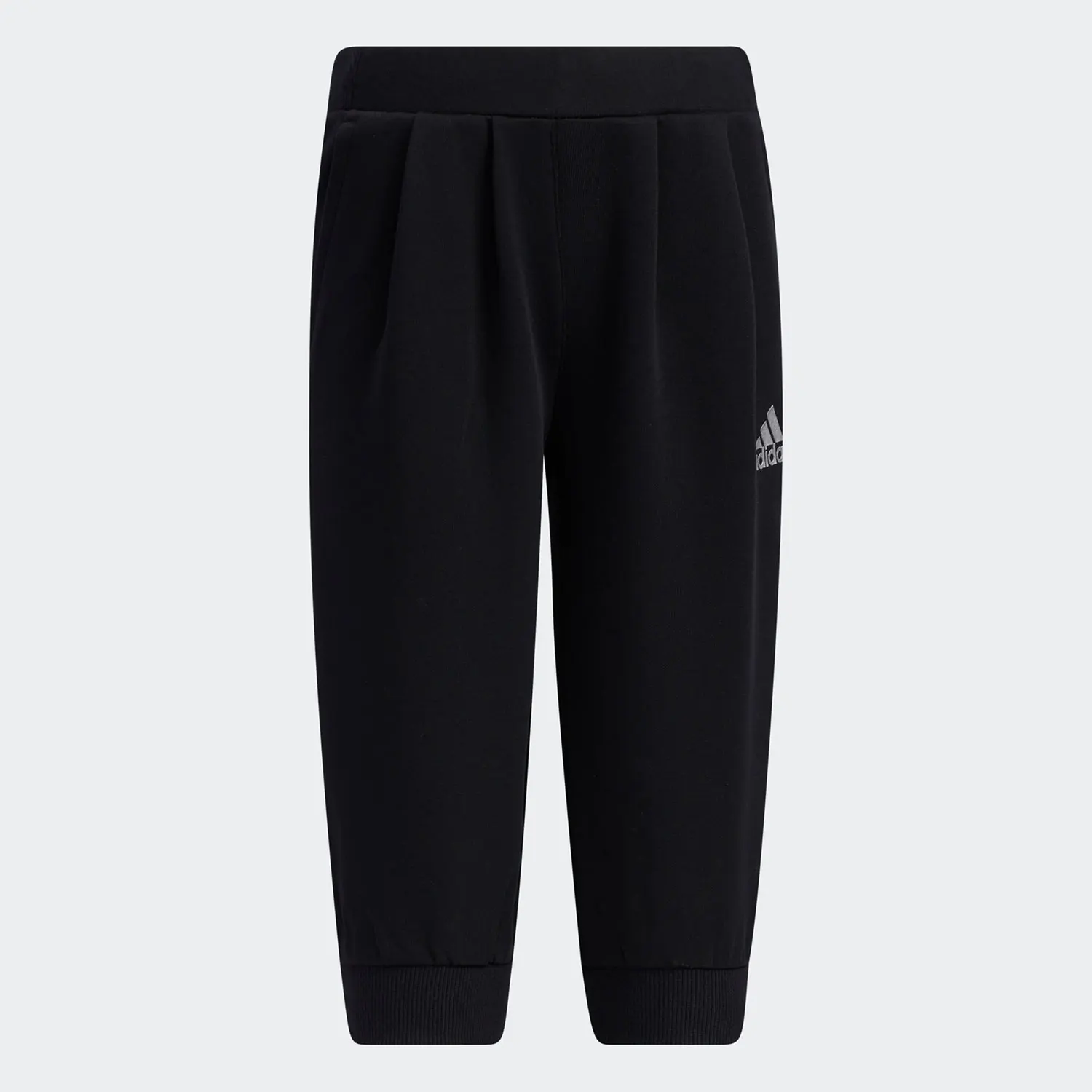 أديداس حقيقية الموسم الحالي جديد للأطفال فضفاض تنفس عارضة السراويل كابري الرياضية GP0403