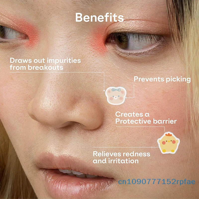 100 قطعة من رقعة بثرة حب الشباب للعناية ببشرة الوجه غير مرئية أدوات احترافية للشفاء والعناية ببشرة الوجه #4