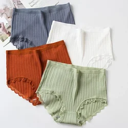 Women Cotton Underwear Panties Sexy LacePanties High Waist Hip Lifting Women Briefs Girls Comfort UnderpantsFemale Sexy Lingerie