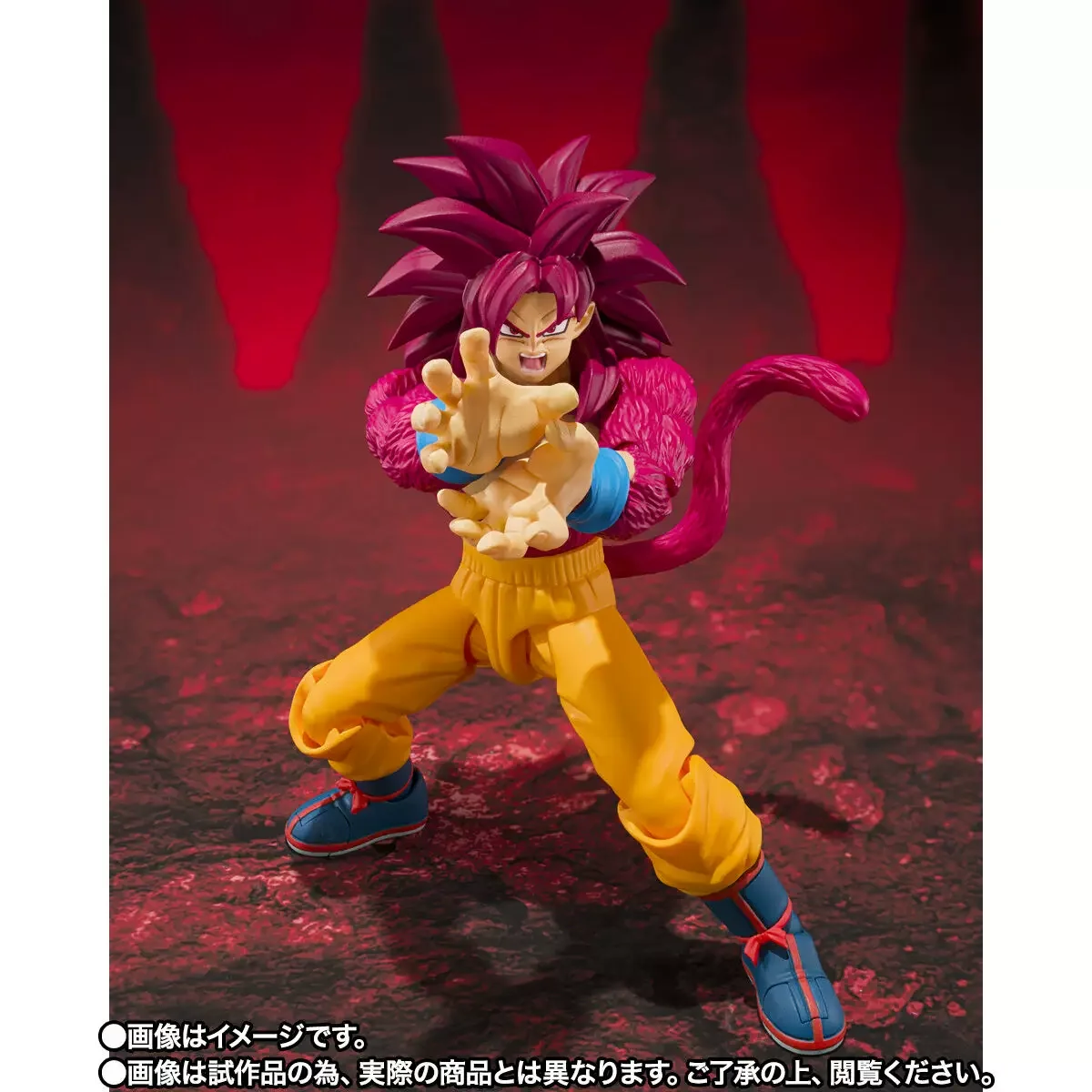 Pre-order Bandai SH Figuarts Dragon Ball DAIMA Super Saiyan 4 Son Goku SHF Action Figure Collectible Model Toys Gift - view 3