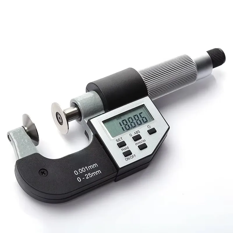 Electronic common line micrometer, direct digital display disc head gear micrometer, 0-25-50-75-100mm