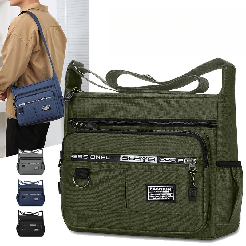 

2025 New Sports Large-capacity Letter Single-shoulder Bag Outdoor Travel Crossbody Backpack