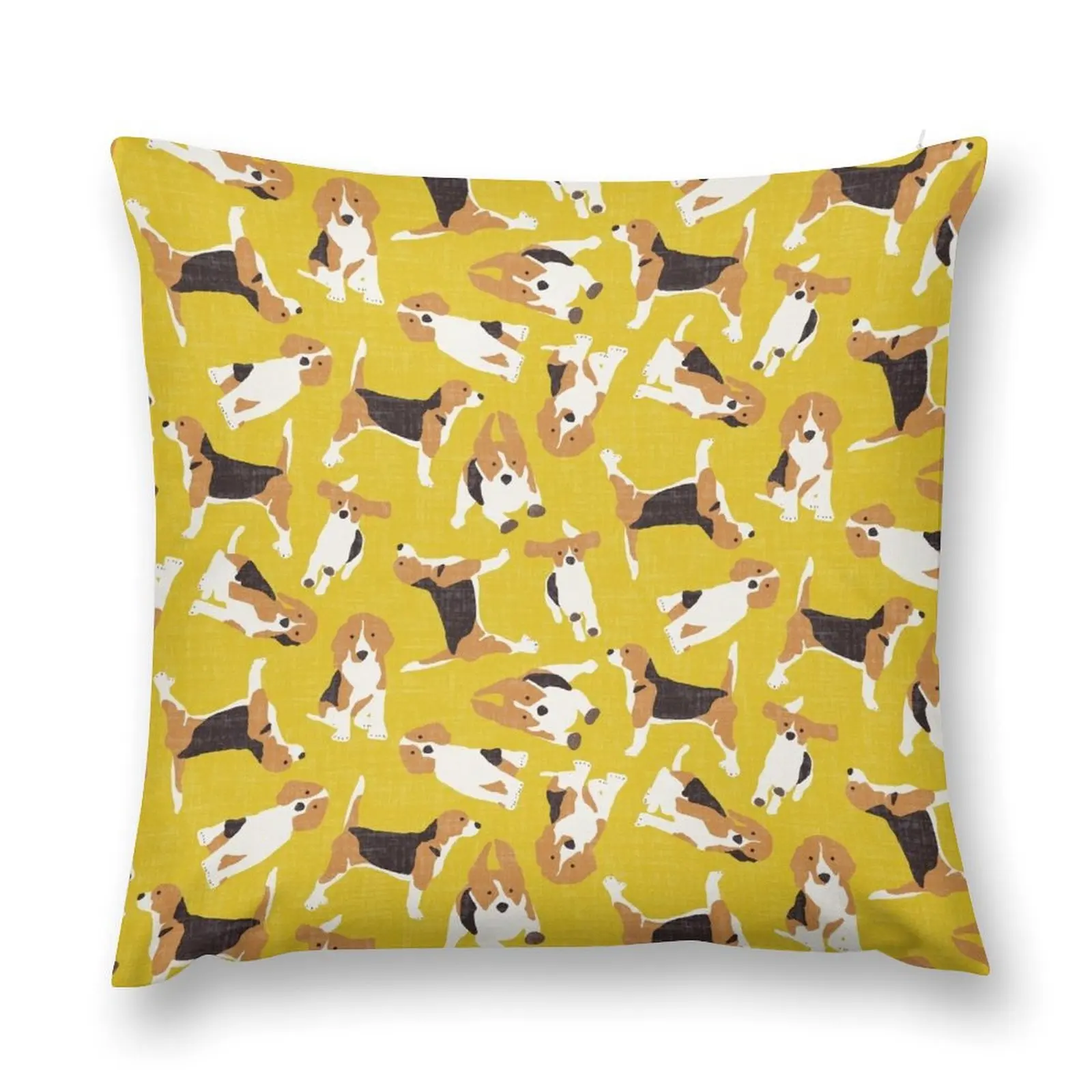 beagle scatter yellow Throw Pillow Rectangular Cushion Cover Decorative Sofa Cushion Sitting Cushion pillow