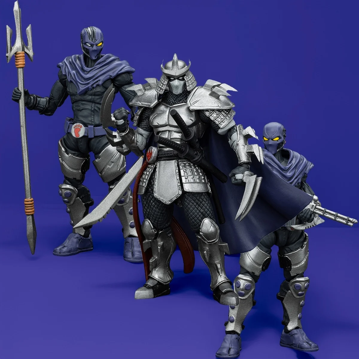 

Фигурка HiPlay JOYTOY 1/18 TMNT Шреддер (Клан ног) из аниме