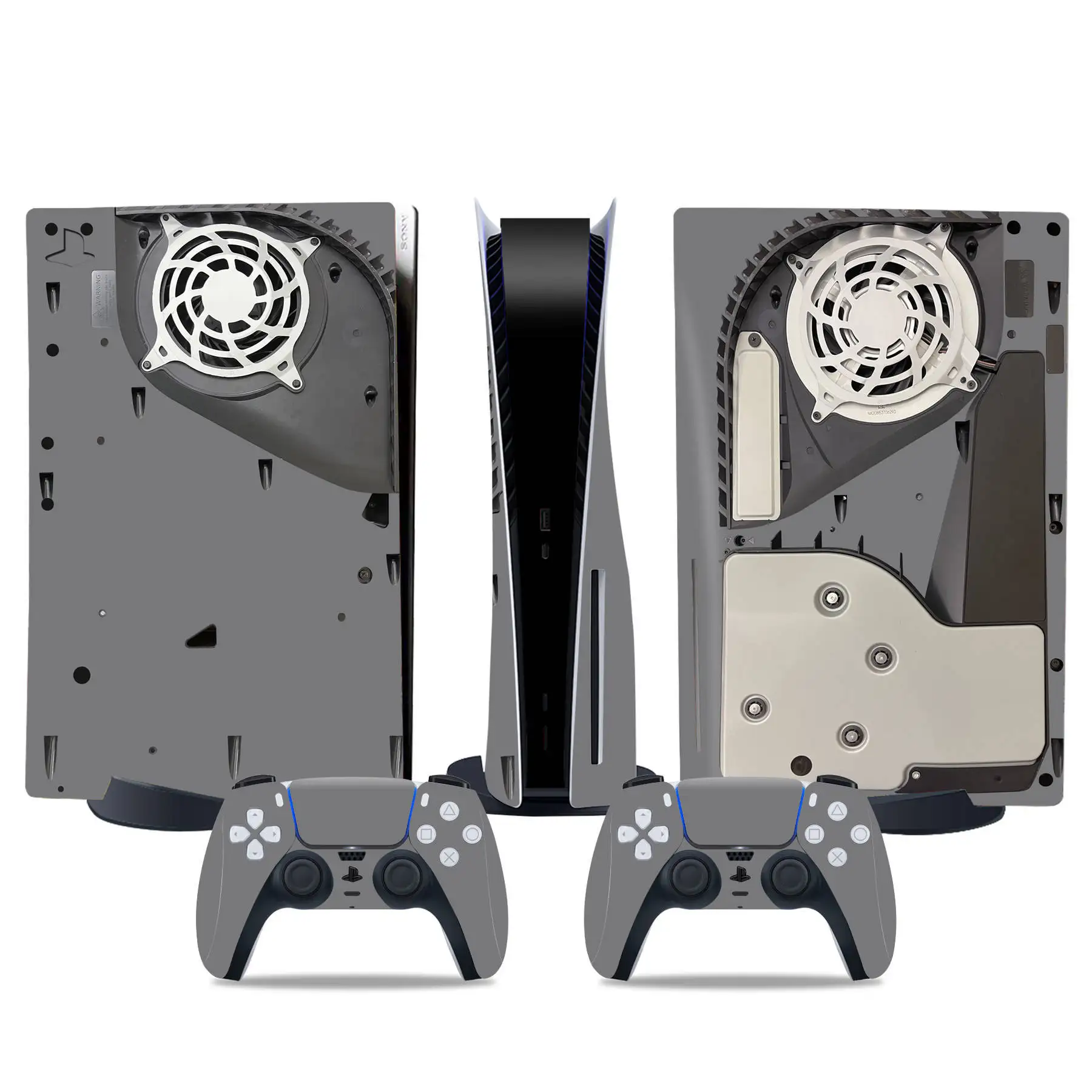 look like no faceplate for PS5 disc edition Stickers PS5 disk Skin Sticker Decal Full Wrap Vinyl Decal Protective skin