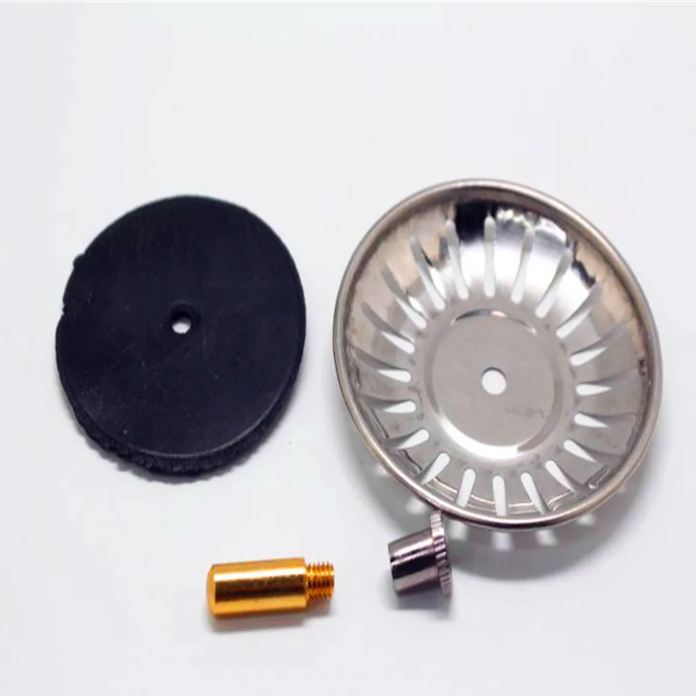 

2Pcs Premium Stainless Steel Kitchen Sink Strainer Set Fine Holes Drain Filter for Efficient Water Flow Waste Plug Basin