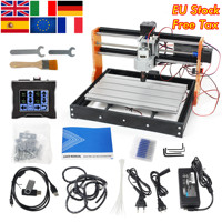 【EU Store】CNC 3018 PRO Laser Engraving Machine 3 Axis GBRL Control Wood Milling Cutter Engraver Machine w/ Limit switch, E-Stop