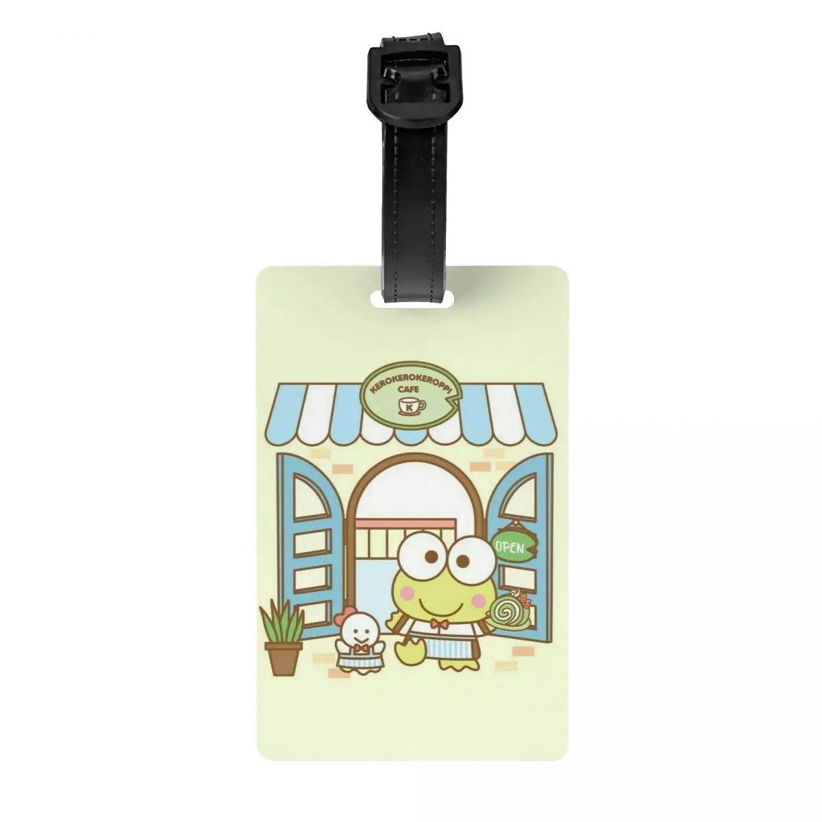 

Custom Keroppi Luggage Tag Privacy Protection Baggage Tags Travel Bag Labels Suitcase