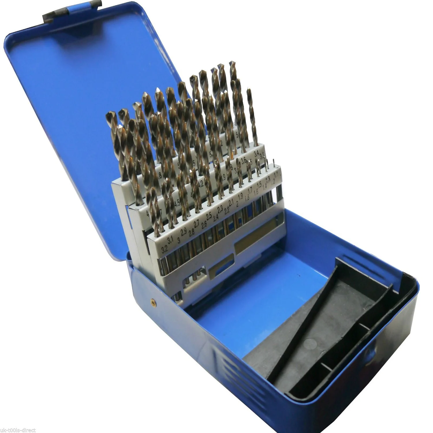 51pc Engineering Drill Bit Set Hss 1 - 6mm in 0.1mm