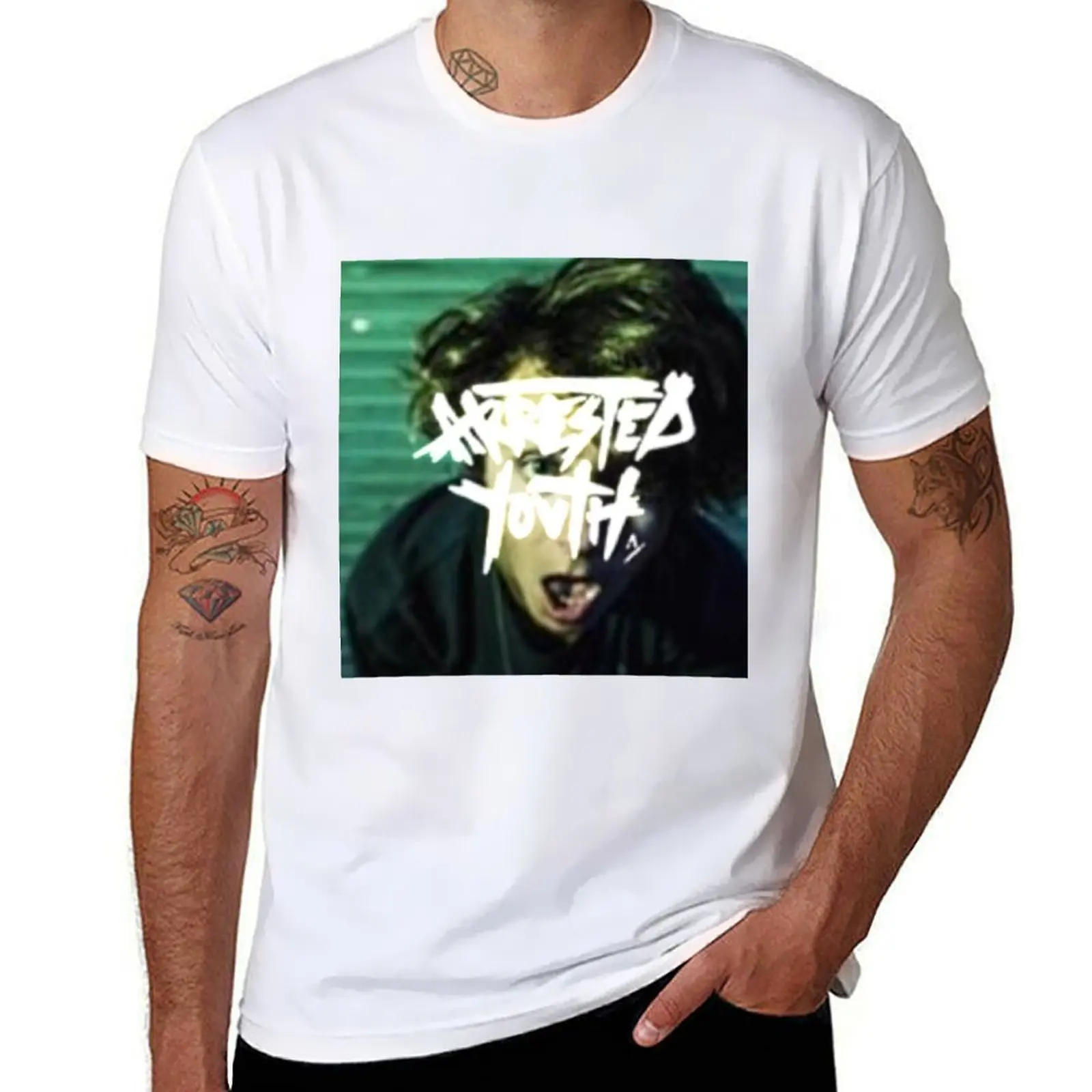 شباب القبض على. ^/ تي شيرت رجالي تي شيرت للرجال تي شيرت للرجال قطن مضحك أنيمي تي شيرت كبير الحجم #1