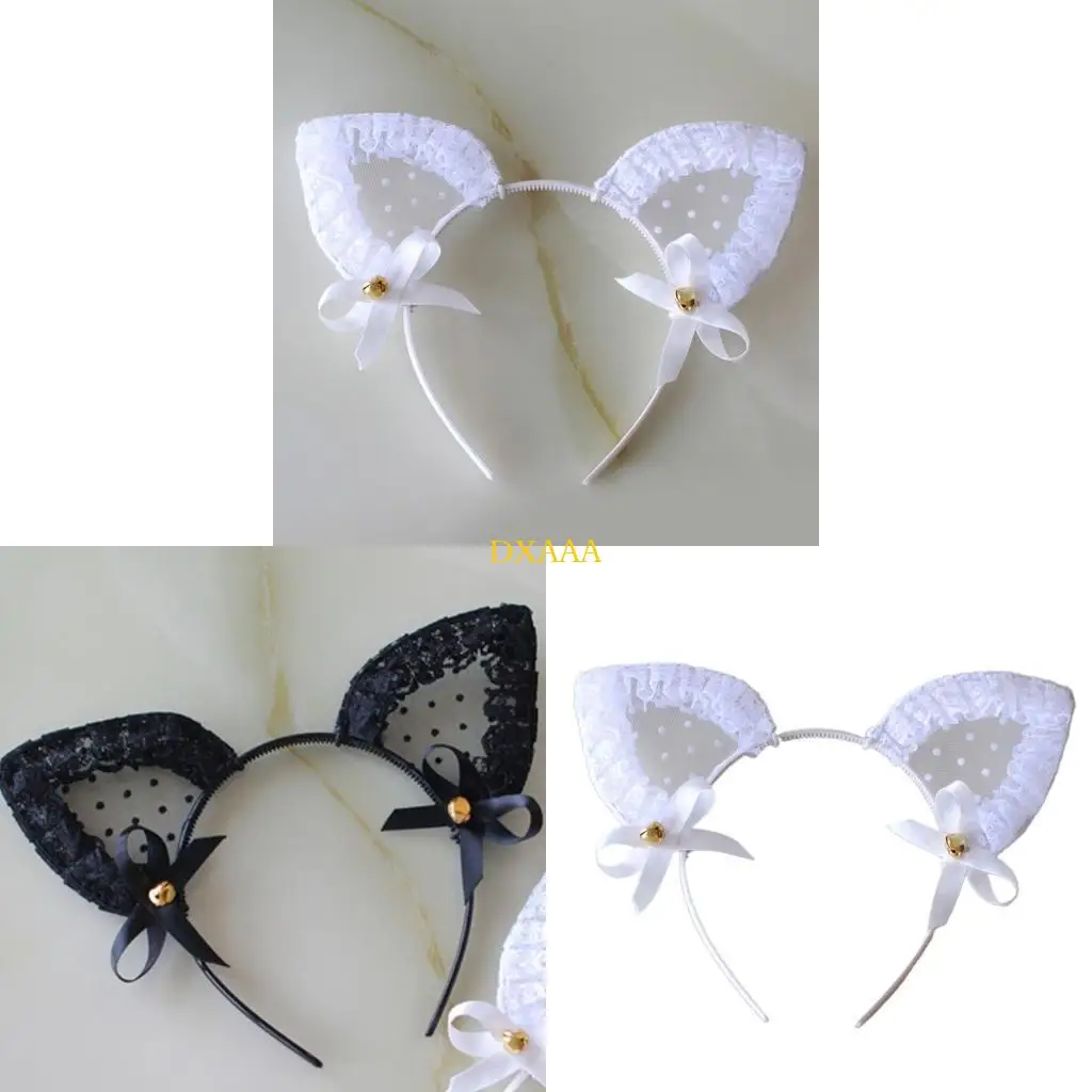 

DXAA Women Girls Cartoon for Cat Ears Shaped Headband Multi Color Durable Hair H